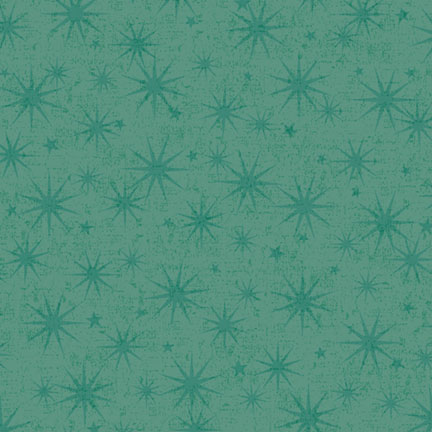 Fabric P & B Textiles Teal Starburst Blender Peace, Love, Pickleball by the Quarter Yard PLPI-6031-T