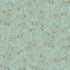Fabric P & B Textiles Teal Tossed Leaves Mini Menagerie by the Quarter Yard MMEN6119-T