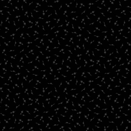 Fabric P & B Textiles Tossed Dots Onyx 2 by the Quarter Yard ONY205527-K