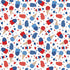 Fabric P & B Textiles White Americana Ice Cream Patriotic Minis by the Quarter Yard PMIN6061-W