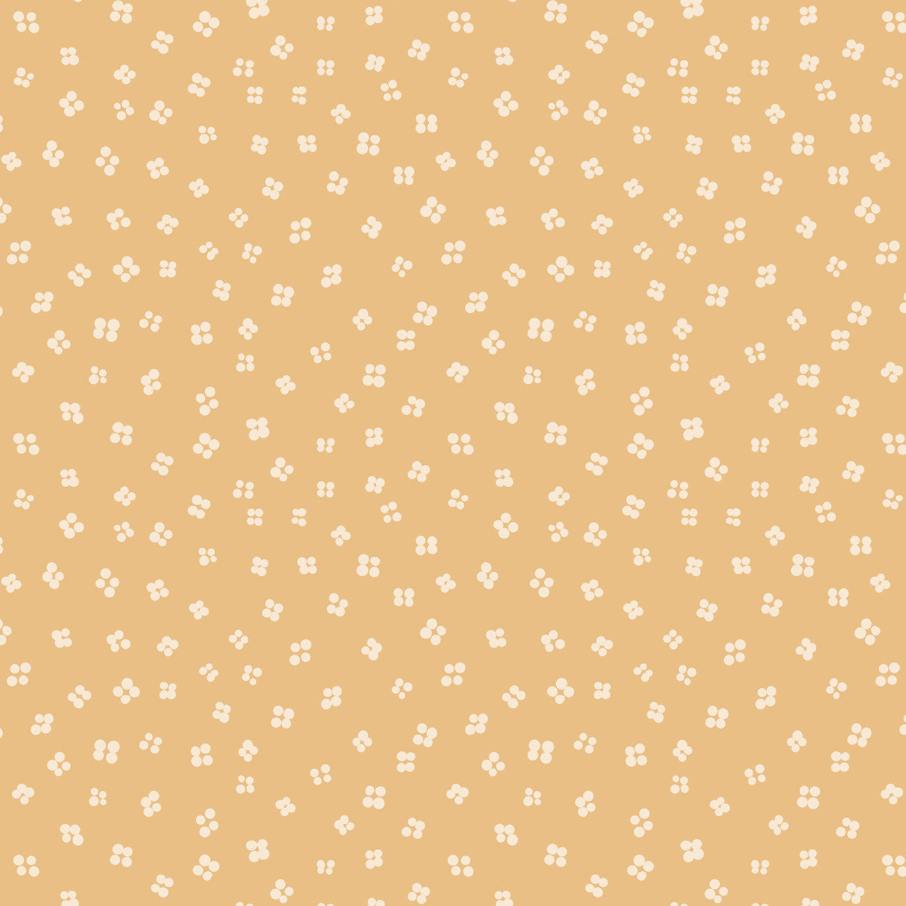 Fabric P & B Textiles Yellow Ditzy Dot Floral Things with Wings by the Quarter Yard TWWI6003-Y