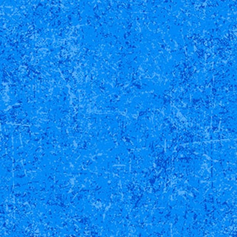 A close-up of a bright blue textured surface with subtle lighter and darker blue mottling.