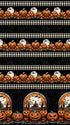 Fabric Patrick Lose Halloween Border Stripe Haunted Hollow by the Quarter Yard 10718-99