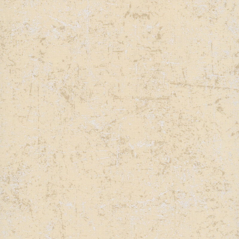 A close-up of a textured beige surface with a distressed, weathered finish and subtle white speckling.