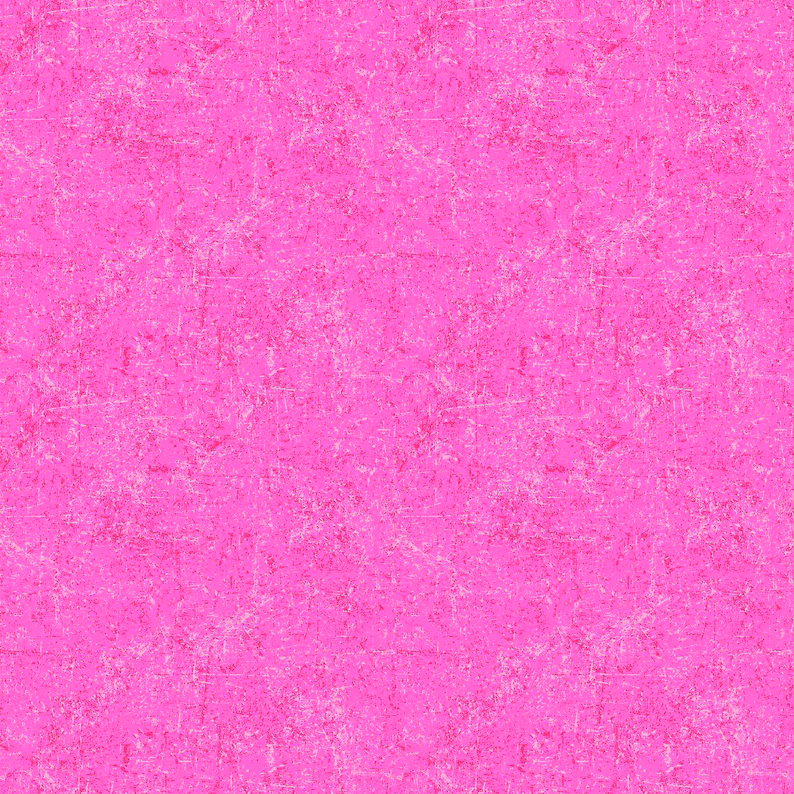 A full-frame close-up of a bright pink textured material with subtle tonal variation and a distressed, plaster-like or glittery finish.