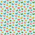 Fabric Poppie Cotton Blue Aunt Bea Matilda by the Quarter Yard MA25109