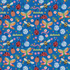 Fabric Poppie Cotton Blue Bugs Hey Love Bug by the Quarter Yard BG25132