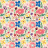 Fabric Poppie Cotton Natural Blooming Hey Love Bug by the Quarter Yard BG25139