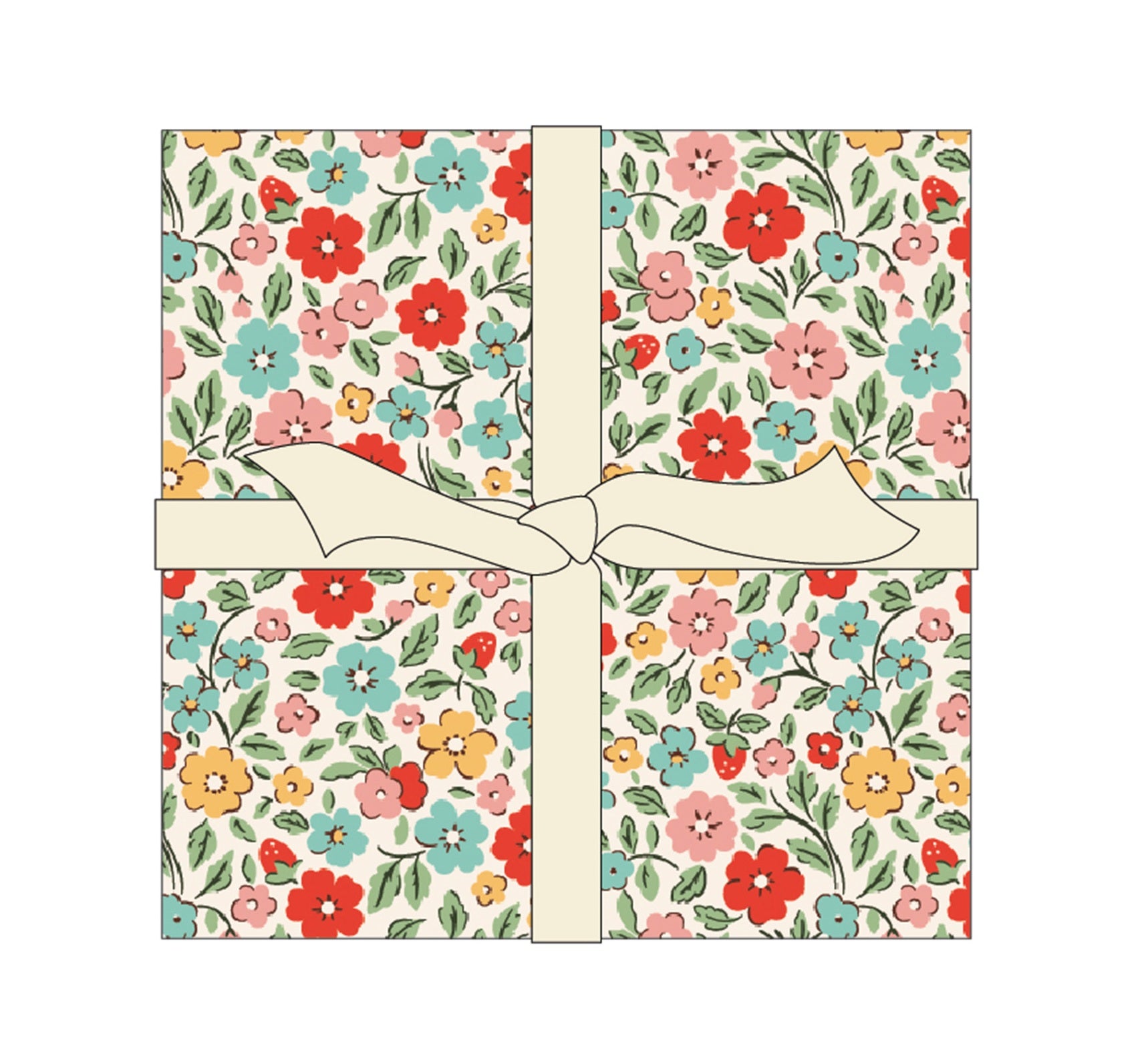 Fabric Poppie Cotton Precuts Farmhouse Fancy 42pc 5" Squares Bundle FH25973