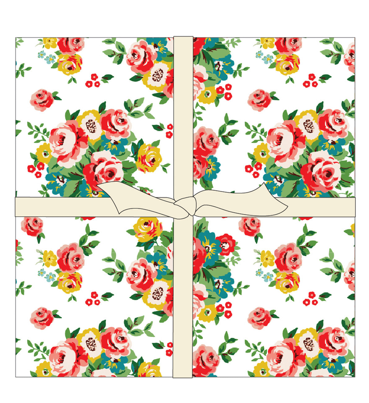 Fabric Poppie Cotton Precuts Matilda 42pc 10" Squares MA25125