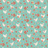 Fabric Poppie Cotton Teal Spring Chicken Farmhouse Fancy by the Quarter Yard FH25960