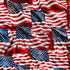 Fabric QT Brick Waving American Flag Stars Stripes & Steel by the Quarter Yard 31698-R