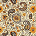 Fabric QT Cream Sunflower Paisley Sunflower Serenade by the Quarter Yard 31806-E