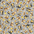 Fabric QT Gray Bears & Honey Buzz Buzz Buzz by the Quarter Yard 31702-K