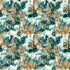 Fabric QT Light Brown/Teal Castles in Clouds Folklore by the Quarter Yard 31644-AQ