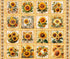Fabric QT Maize Sunflower Serenade Picture Patches Panel 31801-S