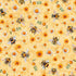 Fabric QT Melon Sunflowers & Bumble Bees Sunflower Serenade by the Quarter Yard 31805-O