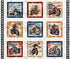 Fabric QT Motorcycle Picture Patches Stars Stripes & Steel Panel 31695-X