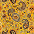 Fabric QT Mustard Sunflower Paisley Sunflower Serenade by the Quarter Yard 31806-O