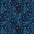 Pattern of blue stars on a dark blue background