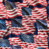 Fabric QT Navy Waving American Flag Stars Stripes & Steel by the Quarter Yard 31698-N