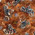 Fabric QT Tan Grunge Biker Toss Stars Stripes & Steel by the Quarter Yard 31696-T