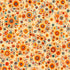 Pattern of colorful flowers on a beige background