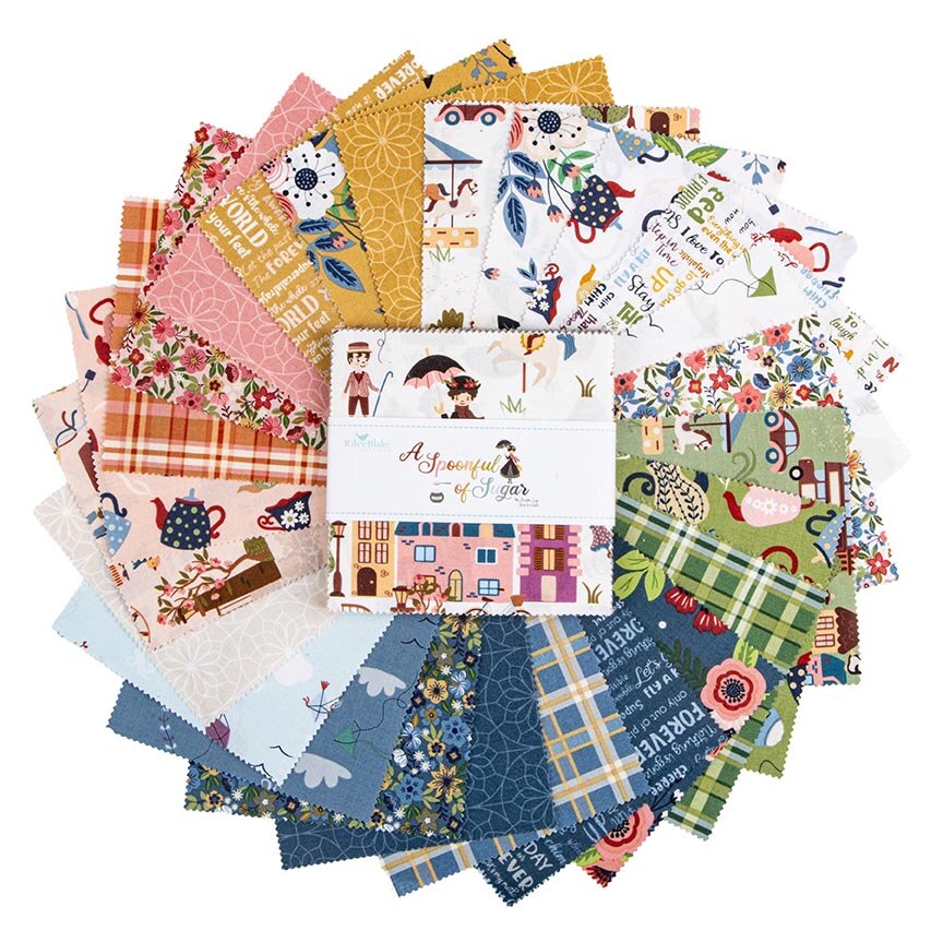 Fabric Riley Blake A Spoonful of Sugar 5" Stacker 5-17080-42