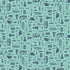 Fabric Riley Blake Aqua Let's Camp Happy Haven by the Quarter Yard C17622-AQUA