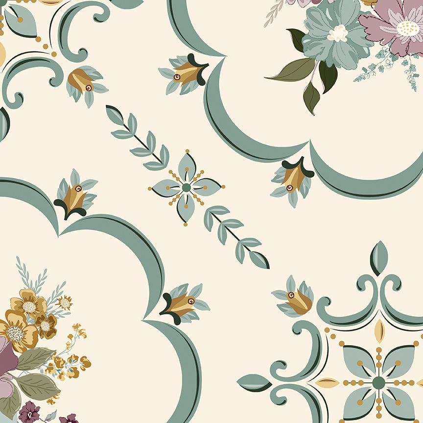 Fabric Riley Blake Aqua Renew 108" Wide Back by the Quarter Yard WB17289-AQUA