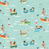 Fabric Riley Blake Aqua The Good Life Happy Haven by the Quarter Yard C17621-AQUA