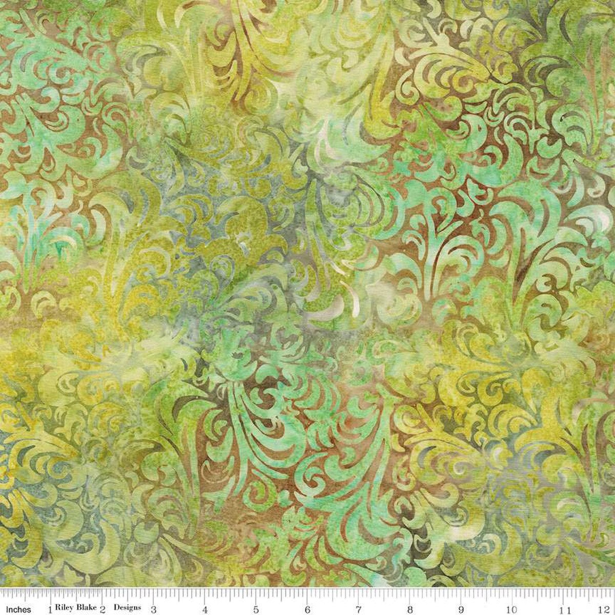 Fabric Riley Blake Artichoke Twirl & Swirl Elemental Batiks by the Quarter Yard BT21900-321