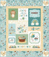 Fabric Riley Blake Baby Boy Cute as Button Panel Quilt Kit KT-16760