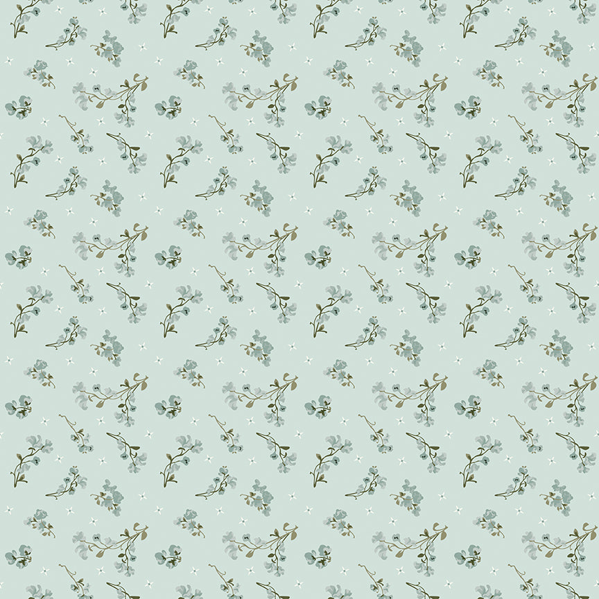 Fabric Riley Blake Bleached Denim Sweet Pea Renew by the Quarter Yard C17283-BLEACHEDDENIM