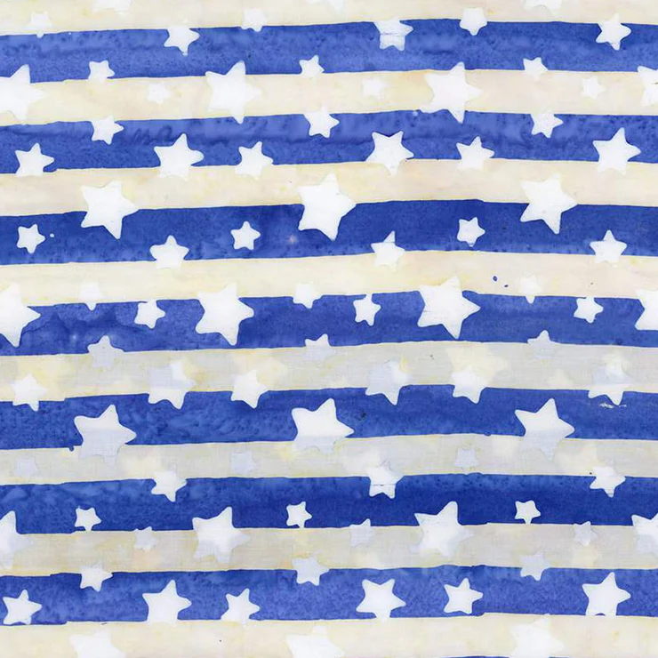 Fabric Riley Blake Blueprint Matte Stripe Expressions Batiks Let Freedom Reign by the Quarter Yard BT23191-293