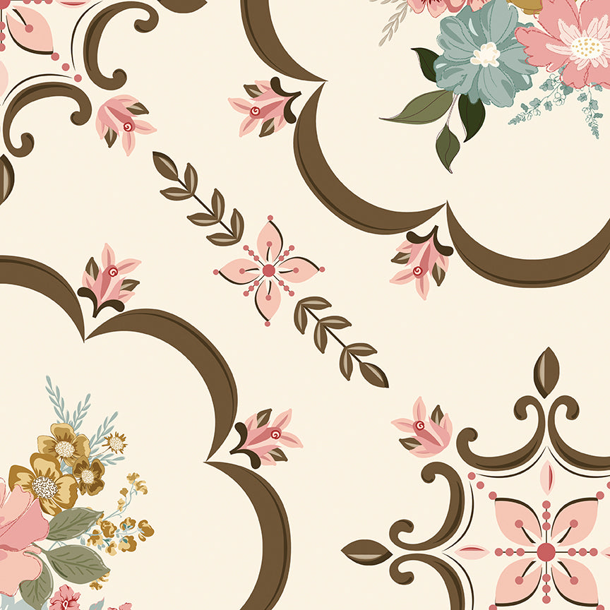 Fabric Riley Blake Brown Renew 108" Wide Back by the Quarter Yard WB17289-BROWN