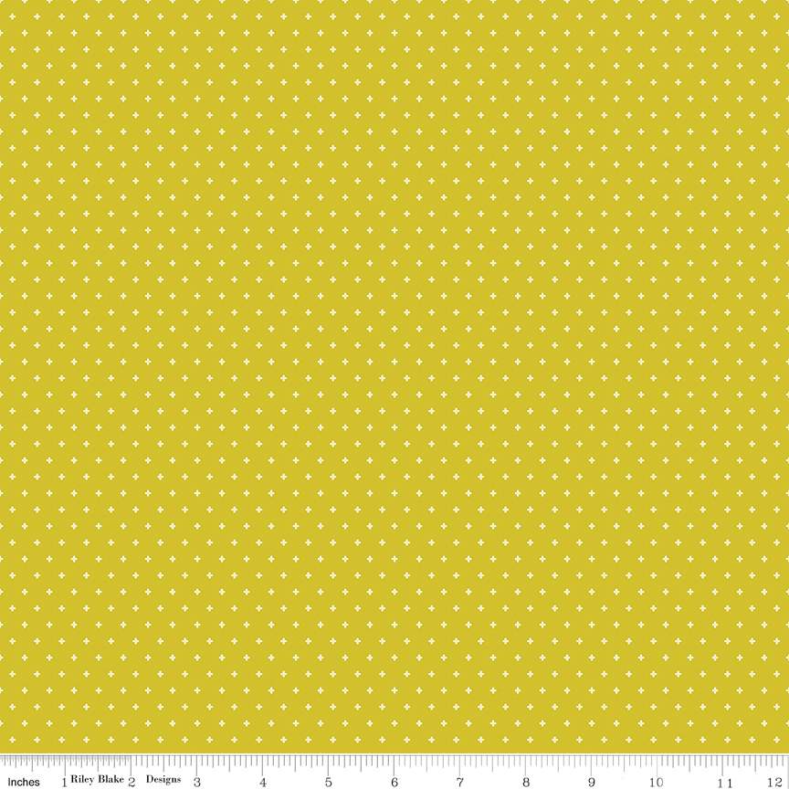 Fabric Riley Blake Citron Foils Essence by the Quarter Yard C16460-CITRON
