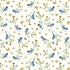 Fabric Riley Blake Cloud Floral Birds Melody by the Quarter Yard C15141-CLOUD