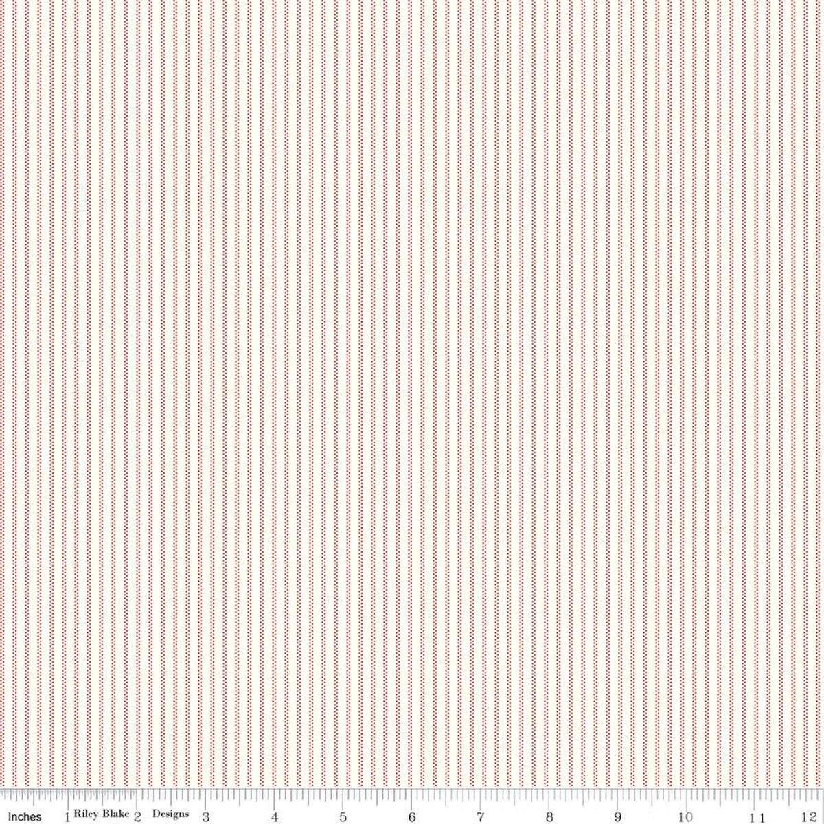 Fabric Riley Blake Cloud Stripe Mary Catherine by the Quarter Yard C16708-CLOUD
