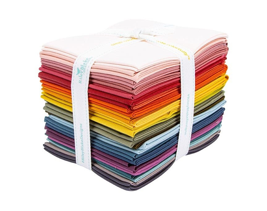 Fabric Riley Blake Confetti Cotton Moody 24pc Fat Quarter Bundle FQ-MOO120-24