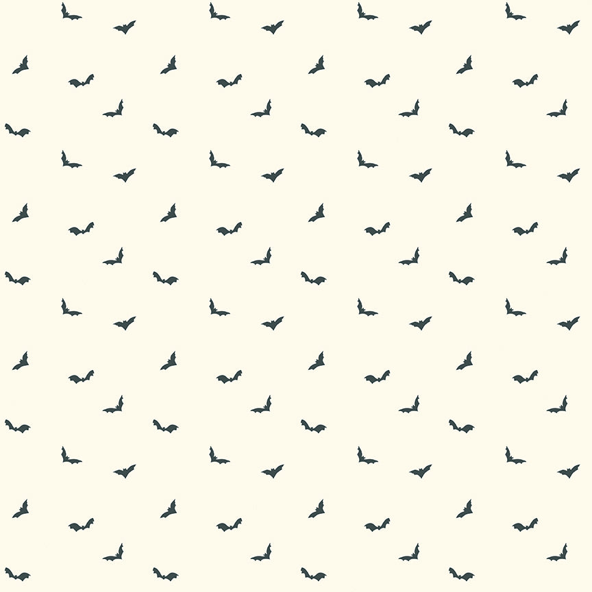 Fabric Riley Blake Cream Batwings The Apothecary by the Quarter Yard C17554-CREAM