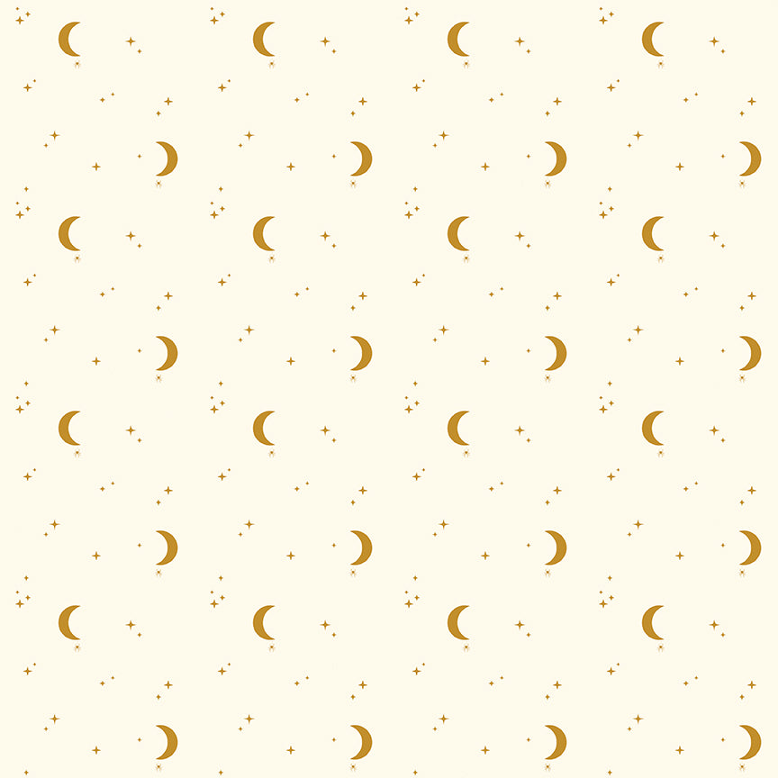 Fabric Riley Blake Cream Night Sky The Apothecary by the Quarter Yard C17555-CREAM