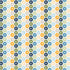 Hexagonal pattern with multicolors on a white background
