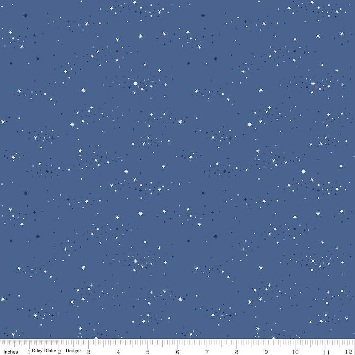 Fabric Riley Blake Denim Starlight Essence by the Quarter Yard C16463-DENIM