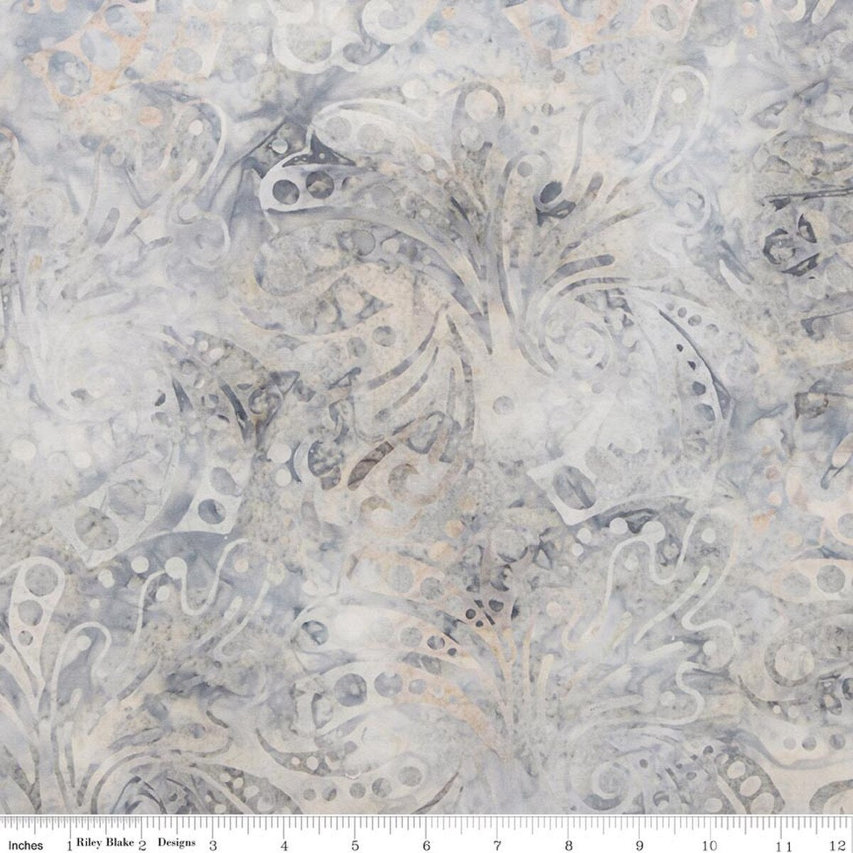 Fabric Riley Blake Dove Silver Shores Expressions Batiks by the Quarter Yard BT23547-552