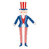 Fabric Riley Blake Firecracker Uncle Sam Panel P17206-PANEL