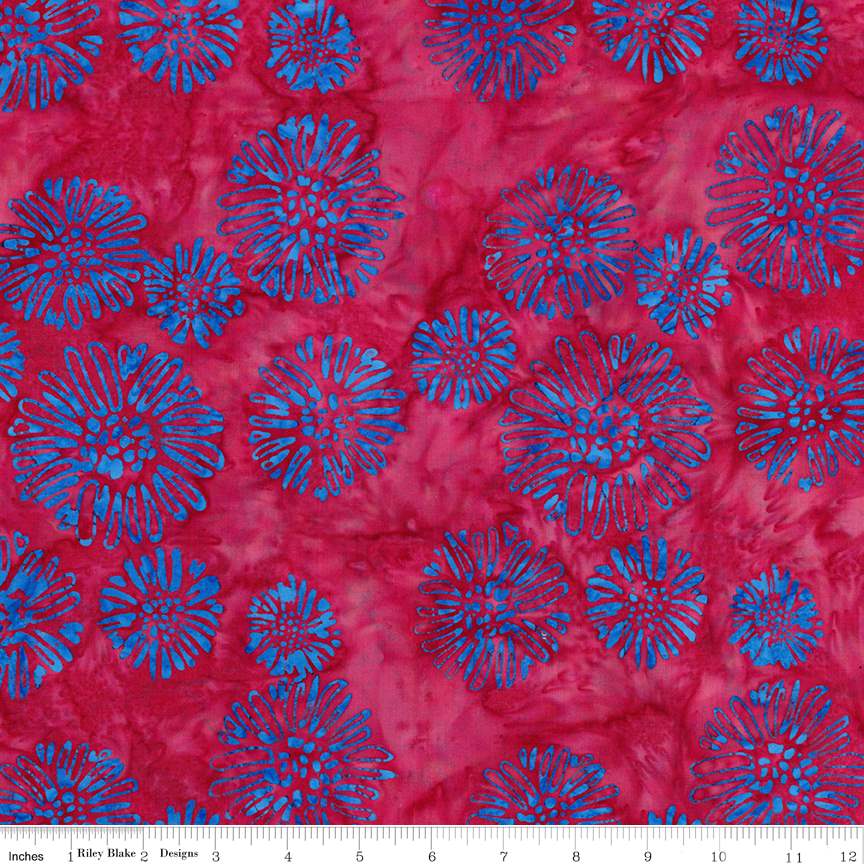 Fabric Riley Blake Fireworks Burst Expressions Batiks Let Freedom Reign by the Quarter Yard BT23194-223