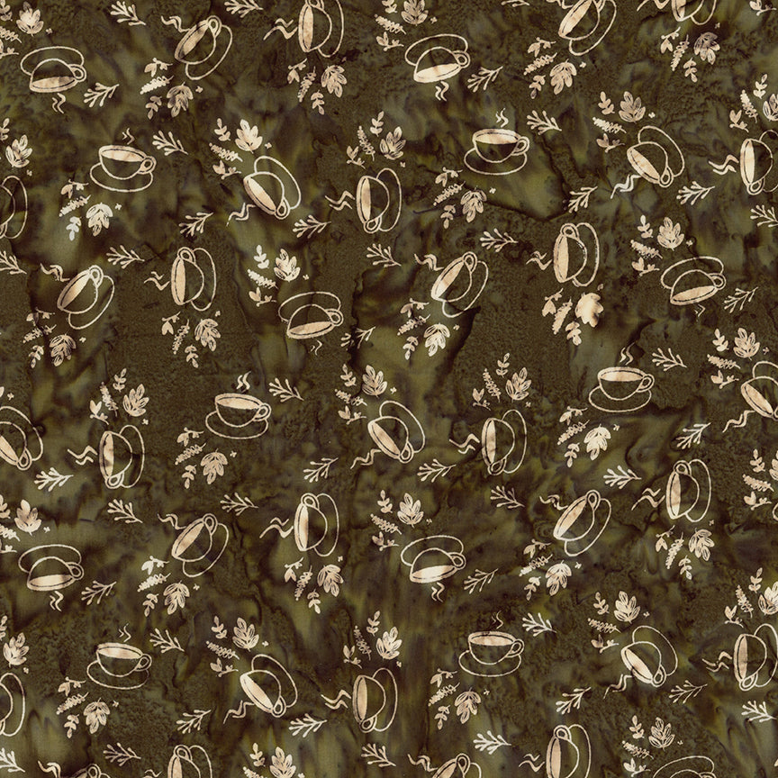 Fabric Riley Blake Forest Green Farm to Table Expressions Batiks by the Quarter Yard BT23613-319