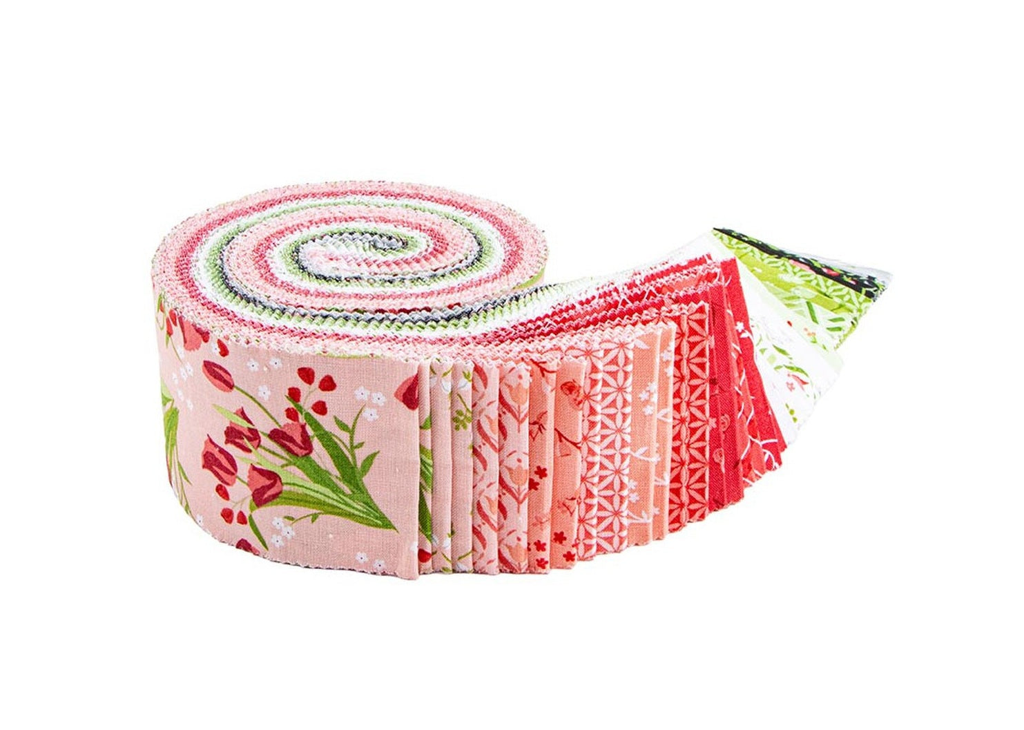 Fabric Riley Blake Front Porch 2.5" Strip Rolie Polie RP-17210-40