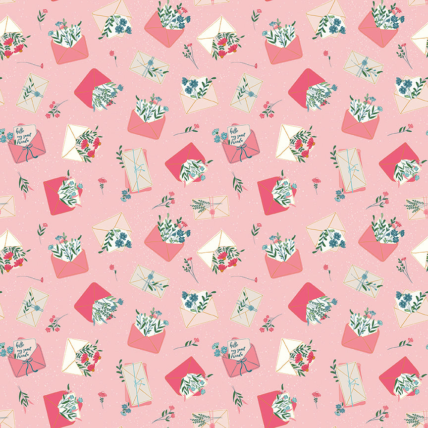 Fabric Riley Blake Frosting Letters Correspondence by the Quarter Yard C17561-FROSTING